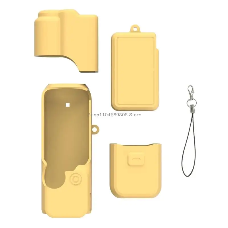 Silicone Protective Case for Pocket 4 Sleeve Case Cover Action Camera Full Coverage