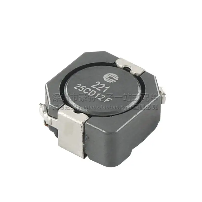 10pcs/ DR1050-221-R imported patch screen printing 221 220UH 1A power shielding inductor 10*10MM