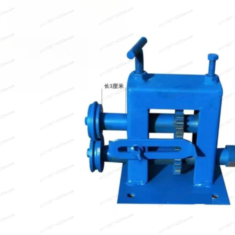 Iron sheet edge pressing machine Aluminum sheet pipe elbow  Bite starting machine Hand crank edge pulling machine