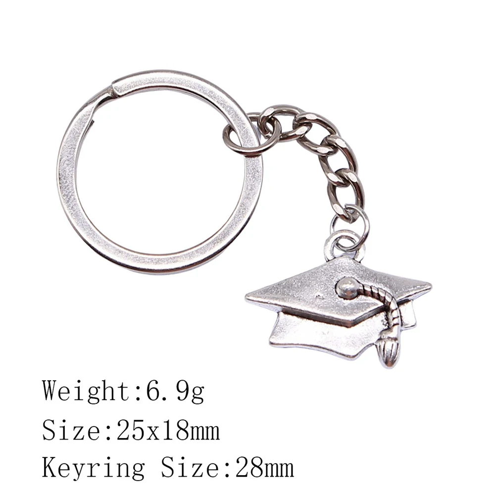 Thanksgiving Day Keychains 28Mm Ring School Education Keychain For Bags Female Keychain