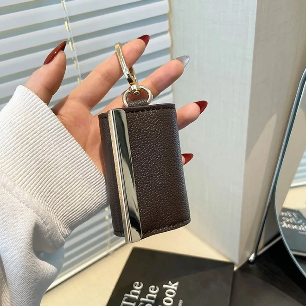 Reusable Mini Keychain Tote Bag Lightweight Large Capacity Foldable Shopping Bag Eco-Friendly Key Ring Expandable Reusable Bag