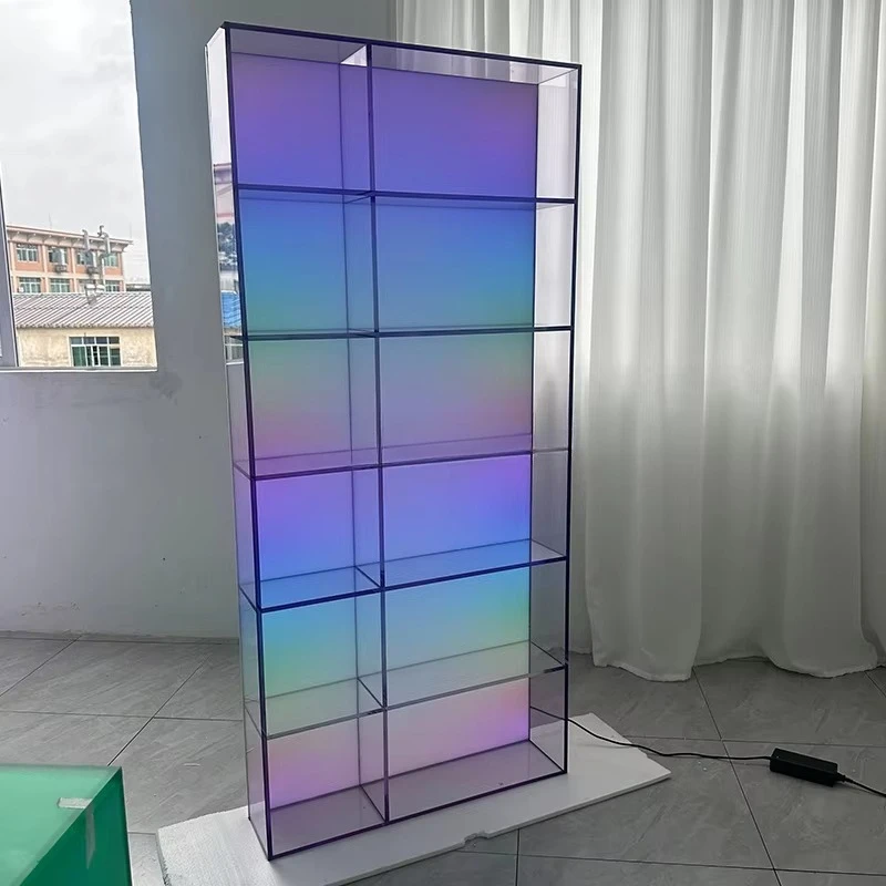 Multifunctional gradual change color acrylic display stand acrylic display stand