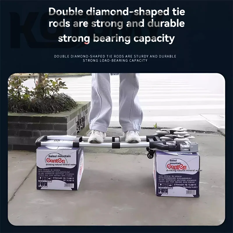 عربة أمتعة محمولة عربة تسوق عربة تسوق عربة بقالة عربة صغيرة تسلق الدرج للطي مقطورة صغيرة