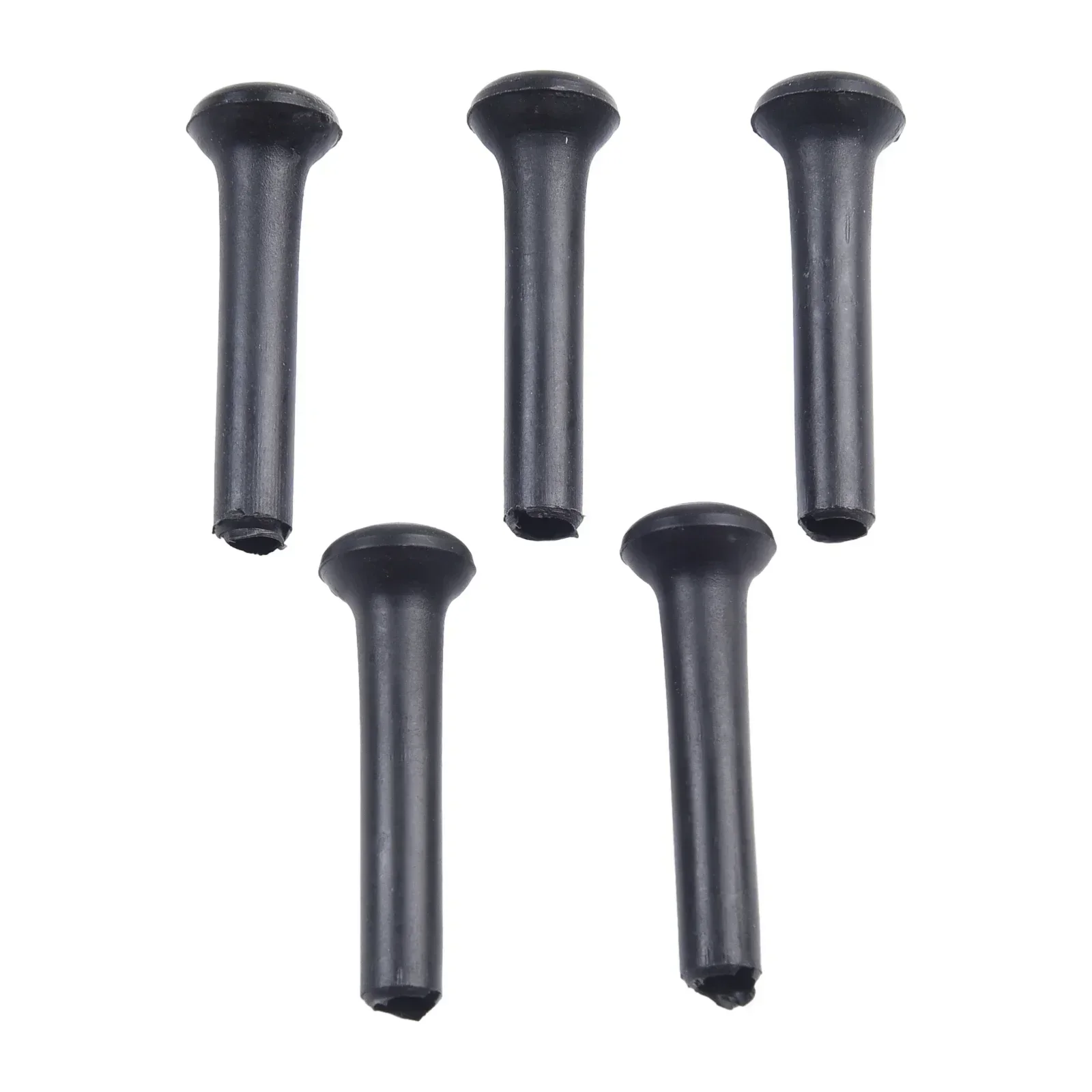 5 juegos de perilla de bloqueo de Base de botón de bloqueo de seguridad de puerta de coche apta para Golf Mk2 Mk3 para Passat B2 # 191837187   Piezas interiores de plástico negro