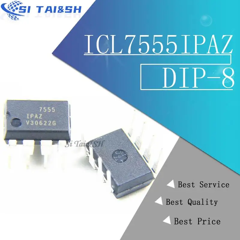 10pcs ICL7660SCPA ICL7660 DIP ICL7660S DIP-8 ICL7660SCPAZ ICL7555IPAZ ICL7555 ICL7667CPA ICM7555 ICM7555IPAZ ICL7665 ICL7621DCPA