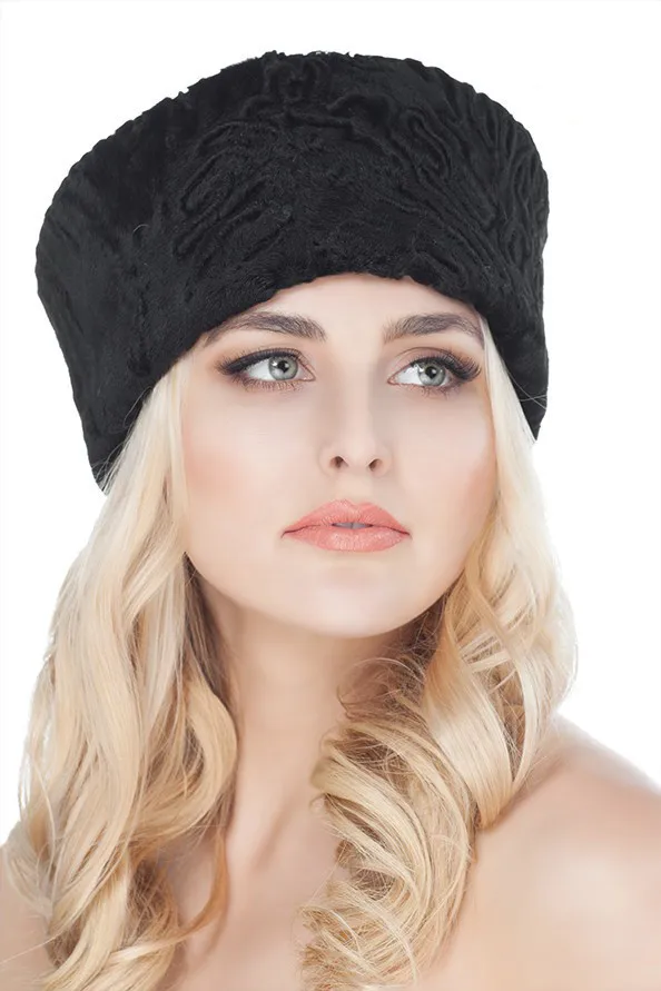 Persian Hat Pulinda Black Diplomat Karakul Winter Hat Astrakhan Fur Hat Beanie Hat Ambassador Cossack Hat jinnah Kashmiri