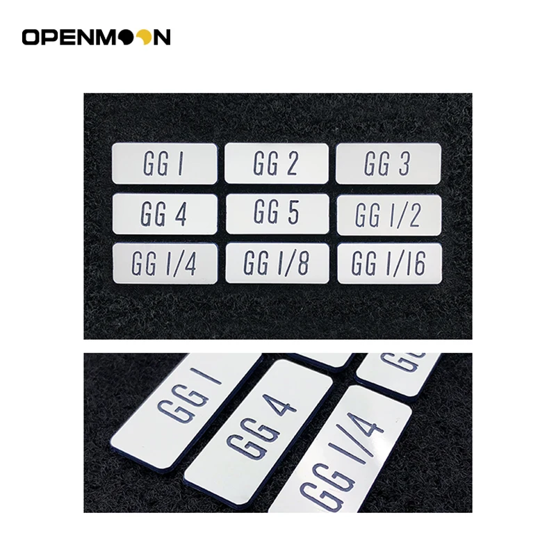 OPENMOON Filter Tags Glimmer Glass Set 9pcs/Set