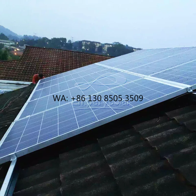 

Home Roof Solar Pv Panel Mounting Rack Install Bracket, Solar Structure on Roof