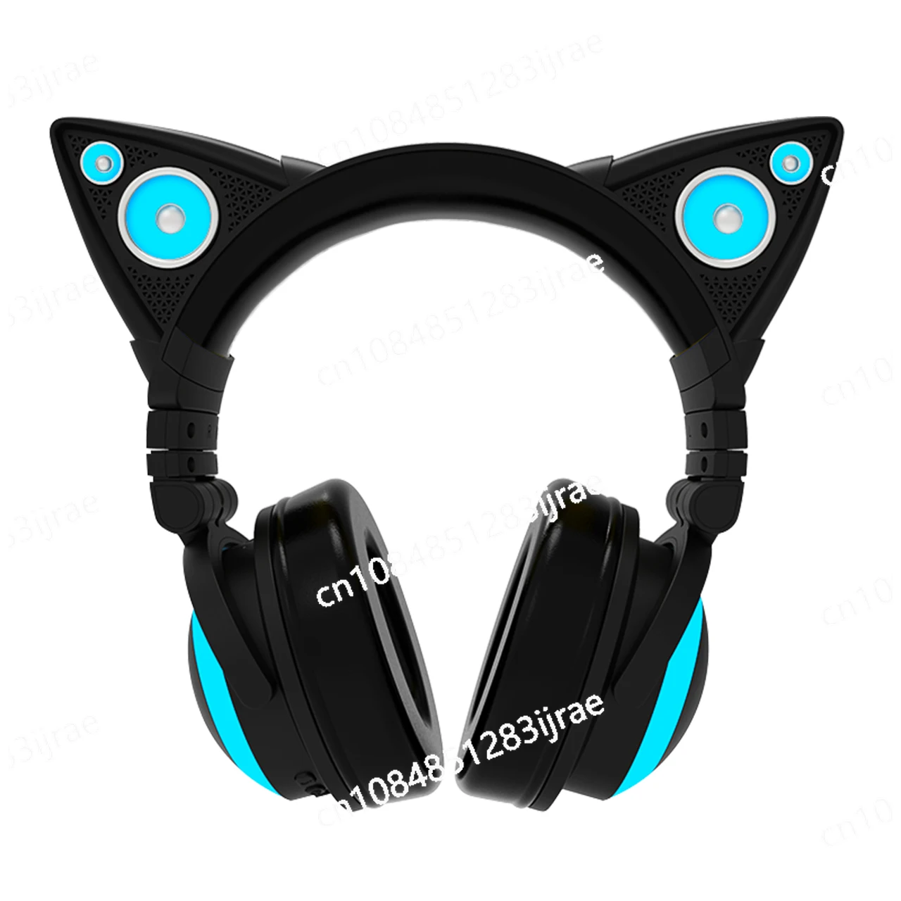 Esports Cat Ear Earphones Wireless Earphones Shine in the Dark for Girls Wired Computer with MAC