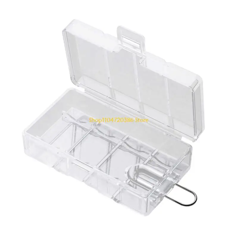 Caixa proteção bateria conveniente para CR123 16340 BATERIAS Caixa resistente à umidade