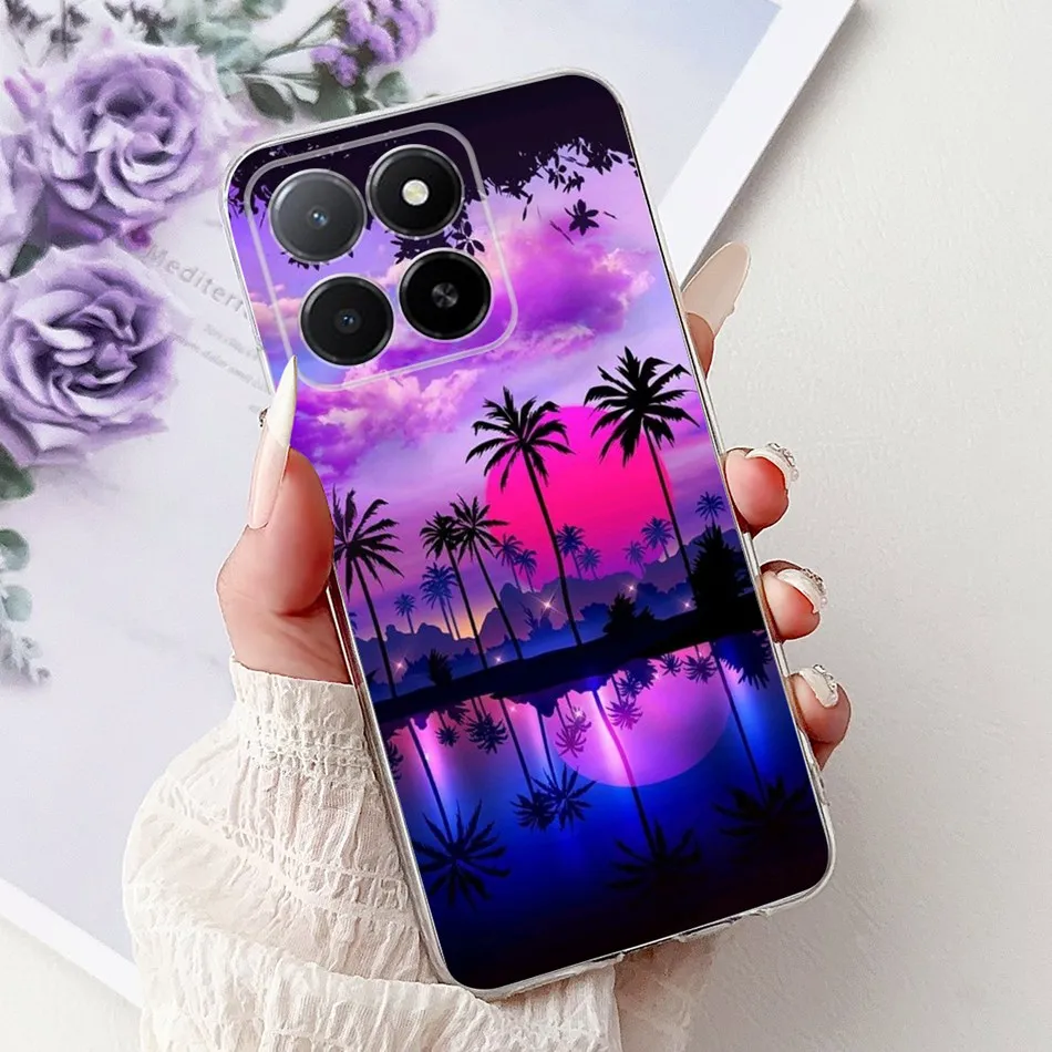 Phone Case For Honor X5b Plus X6b X7b X8b X9b 2024 New Fashion Dragon Tiger Design Soft Silicone TPU Case