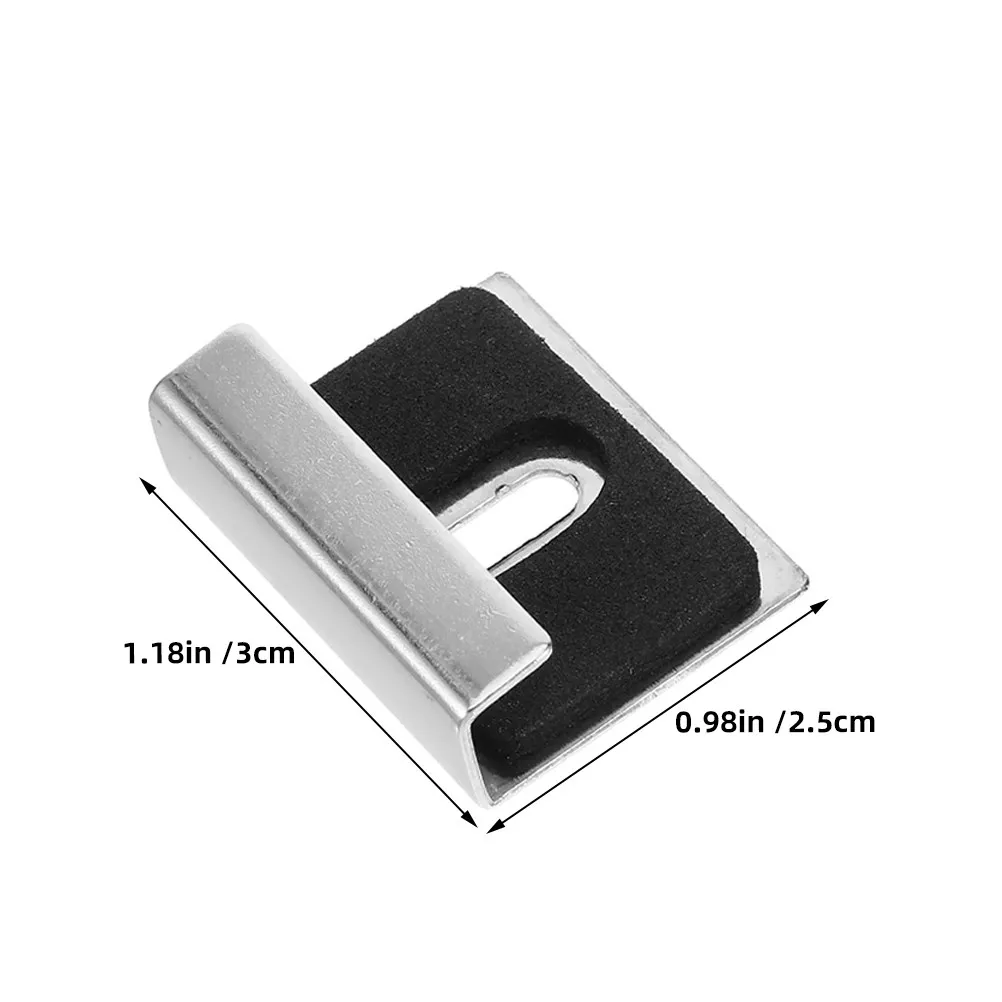 12Pcs Mirror Retainer Clips Square Design Stable Support for Bathroom Vanity Glass Mirror Fixing Heavy Duty Mounting Clips