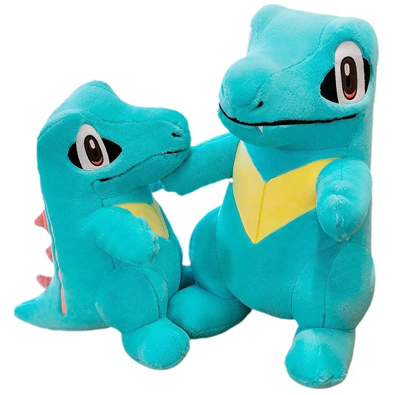 30CM Big Size Cartoon Pokemon Collection Pillow Toy Anime Kawaii Totodile Doll Ornament Christmas Birthday Gift For Kids Friends