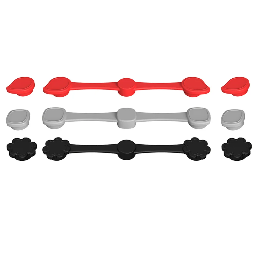 2 قطعة مقلاة الهواء المغناطيس سيليكون مشبك لعقد الهواء المقلاة الهوائية ورق البرشمان قفل المتاح بطانات منع ورقة حرق #5