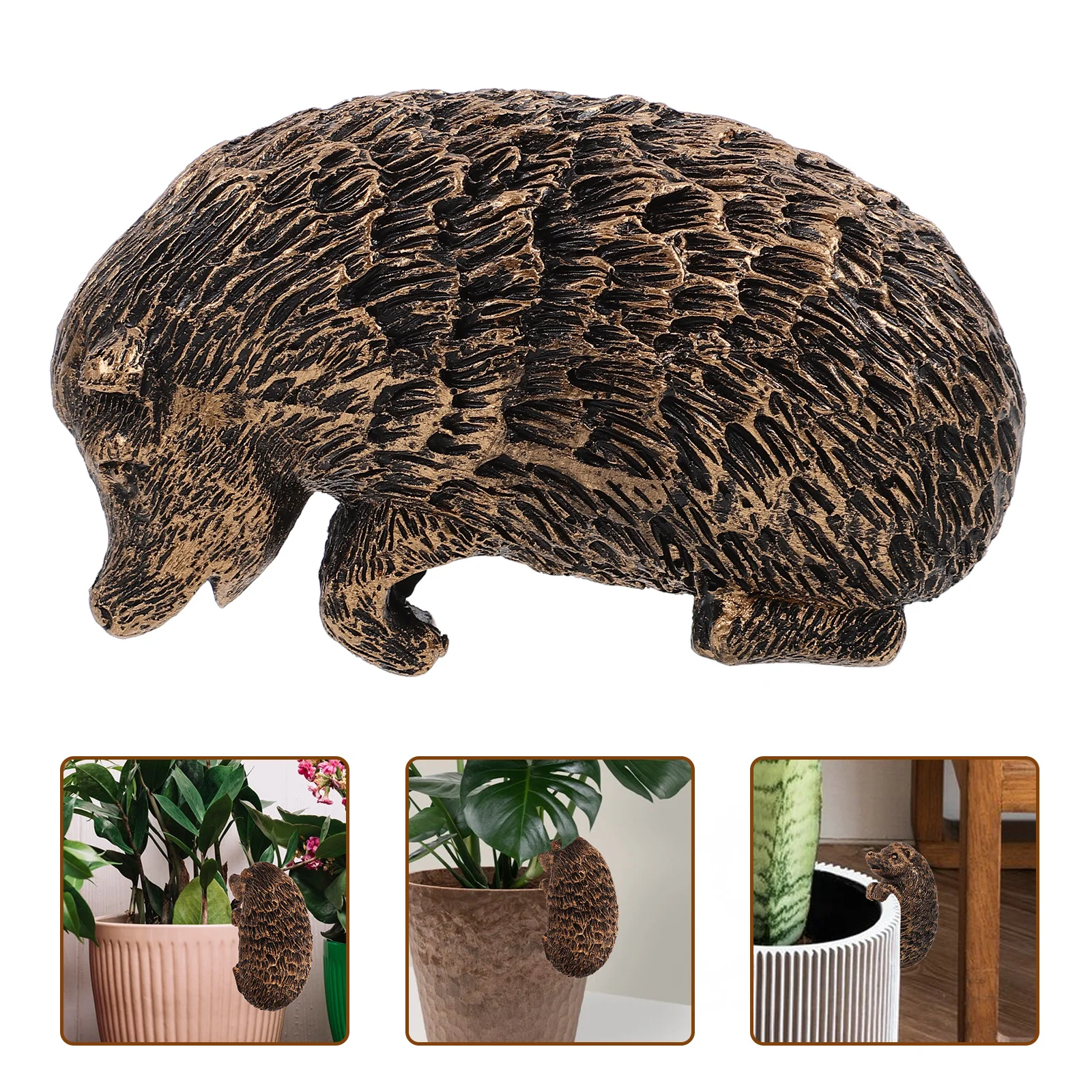 

1pc Chic Resin Flower Pot Hanger Decor Durable Outdoor Garden Statue Planter Ornament For Lawn Yard Decoration Garden Statues