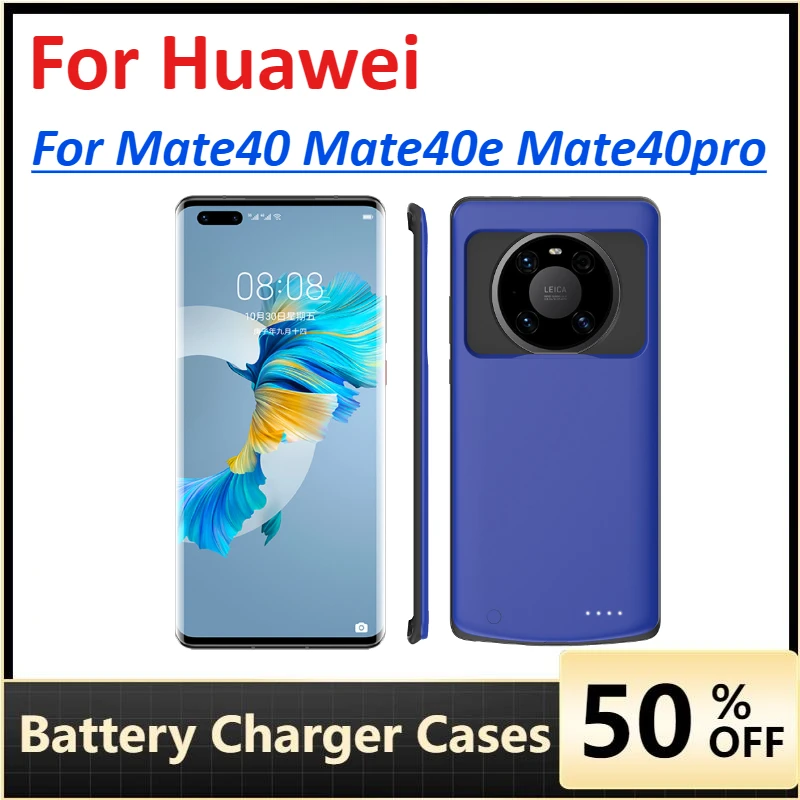 

Power Bank Battery Charger Case for Huawei Mate40 Mate40e Mate40pro Battery Case Battery Charger Bank