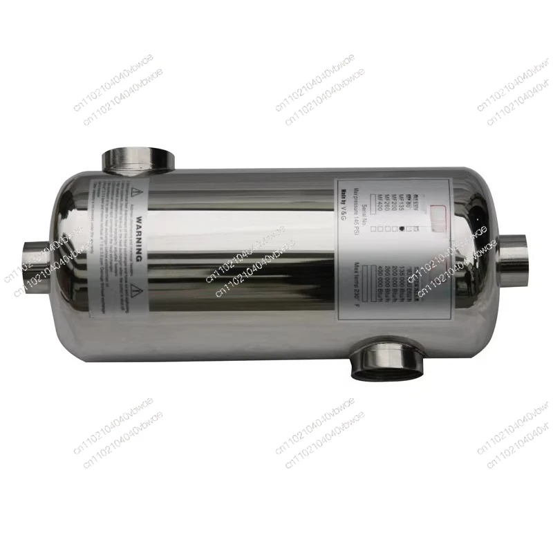 Water circulation heat exchanger Small household stainless steel swimming pool heat exchanger