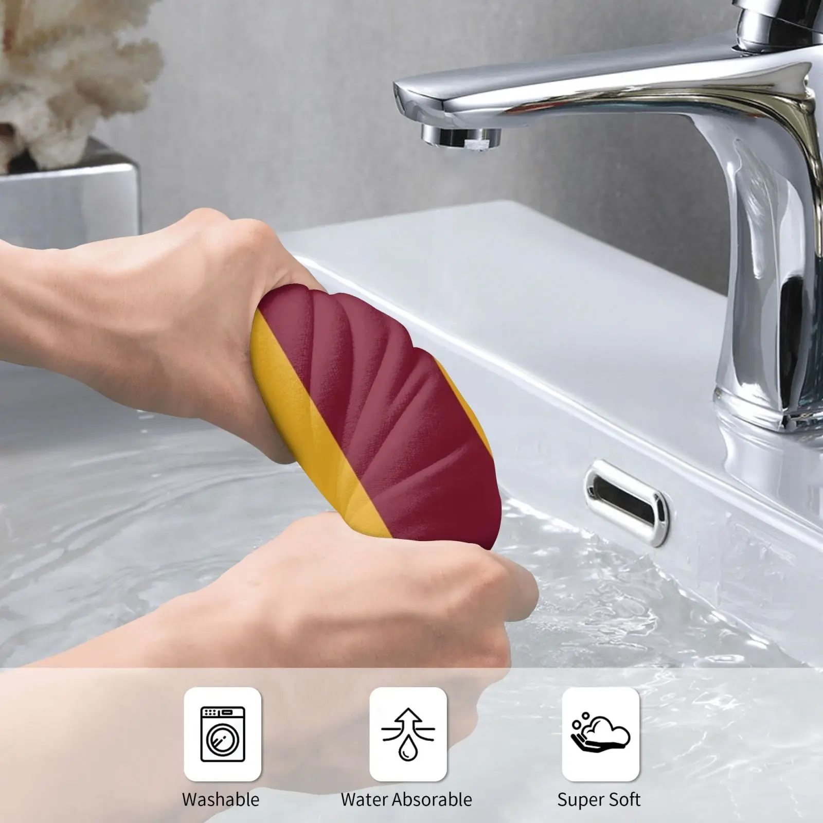 Claret Amber Bars Home 2019-20 Bath Towel Beach Cushion 1941 Well Steelmen Dossers Fir Park