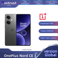 Global Version OnePlus Nord CE 3 5G Snapdragon 782G 120Hz Fluid AMOLED 80W SUPERVOOC 5000mAh Battery 50MP IMX890 Main Camera