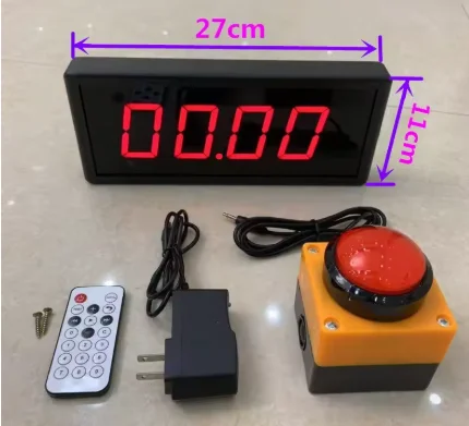 Match timer, countdown stopwatch counter LED digital display training, speech timing,special belt charging