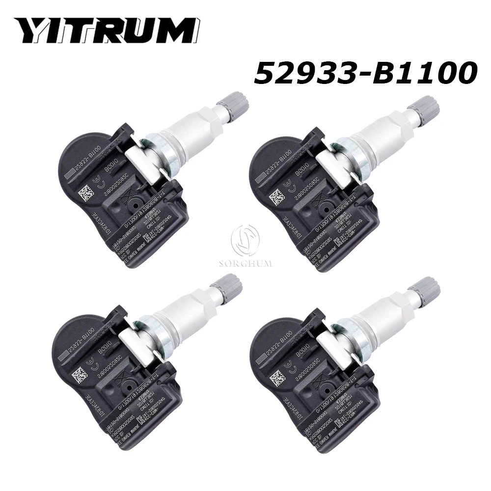 

Датчик TPMS YITRUM 52933-B1100 для Hyundai Santa fe Equus Accent Genesis Sedan Coupe для Kia Sorento Rio Carens Ceed 52933B1100