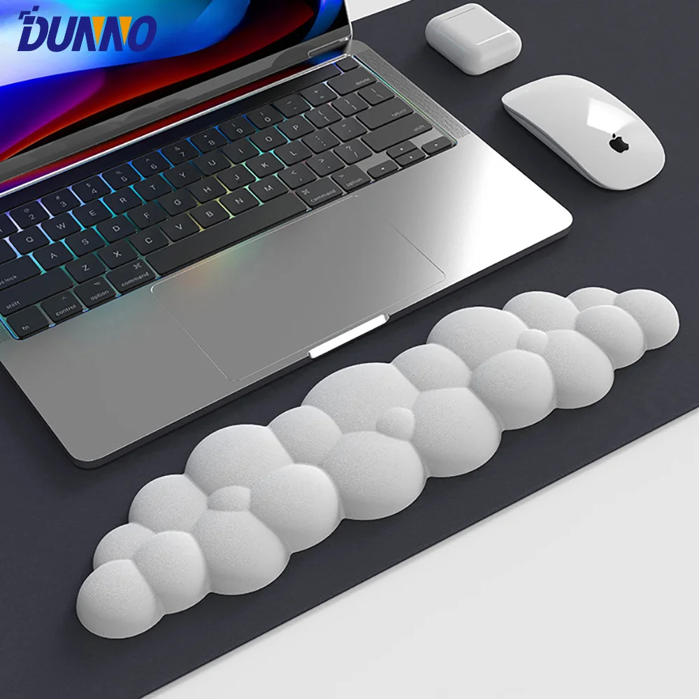 

Soft Keyboard Mouse Pads Wrist Rest Cloud Non-Slip Rubber Desk Mat Ergonomic Mouse Pad Office Accessories