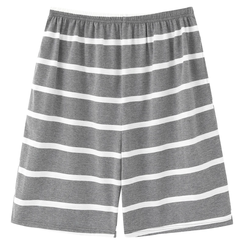 

Summer Knitted Cotton Men Pajama Pants Plus Size L-5XL Men Short Pant Casual Soft Loose Male Sleep Pants