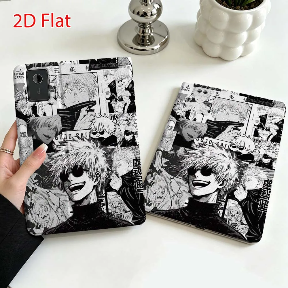 Cool Satoru Gojo Soft For Lenovo Xiaoxin Pad Pro Tab P12 P11 11 13 11.2 inch K11 Plus Pen Tray Tablet Case