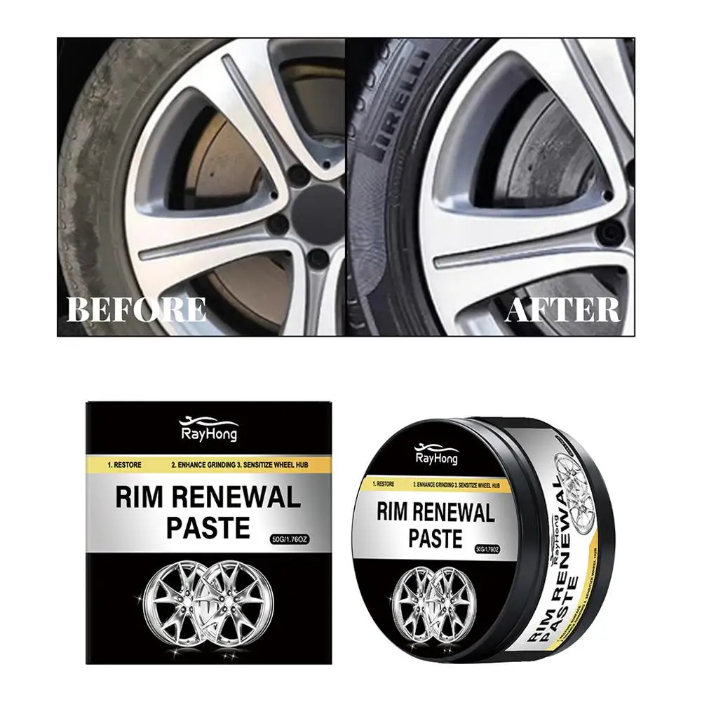 Wheel Scratch Care Paste Wheel Hub Refurbishment Polishing Scratch Removal Universal For Multiple Vehicle Models