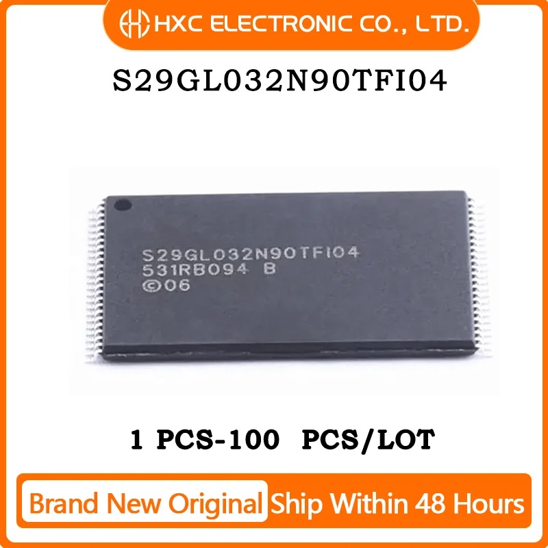 

Free Shipping 1PCS/10PCS/50PCS/100PCS S29GL032N90TFI04 Brand New Original IC Chip