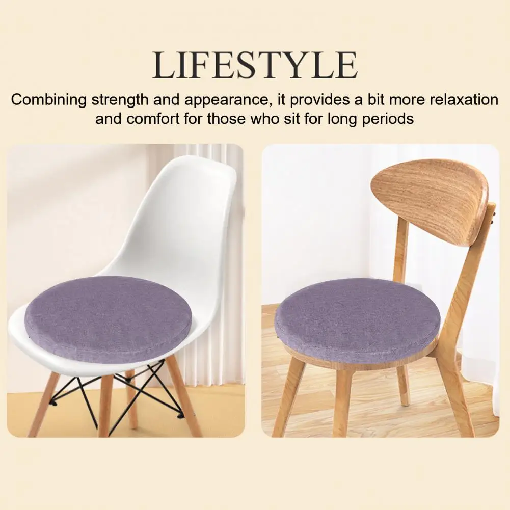 وسادة كرسي مضادة للانزلاق وسادة كرسي إسفنجية مموجة مع غطاء قابل للإزالة وقابل للغسل وسادة مقعد سفلية مضادة للانزلاق للمكتب #5