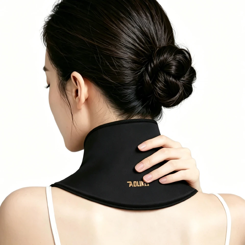 AOLIKES Neck Ice Pack Wrap Gel - Upgraded Ice Packs for Neck Reusable Hot and Cold Compress, Swelling, Sprains, Office Pressure