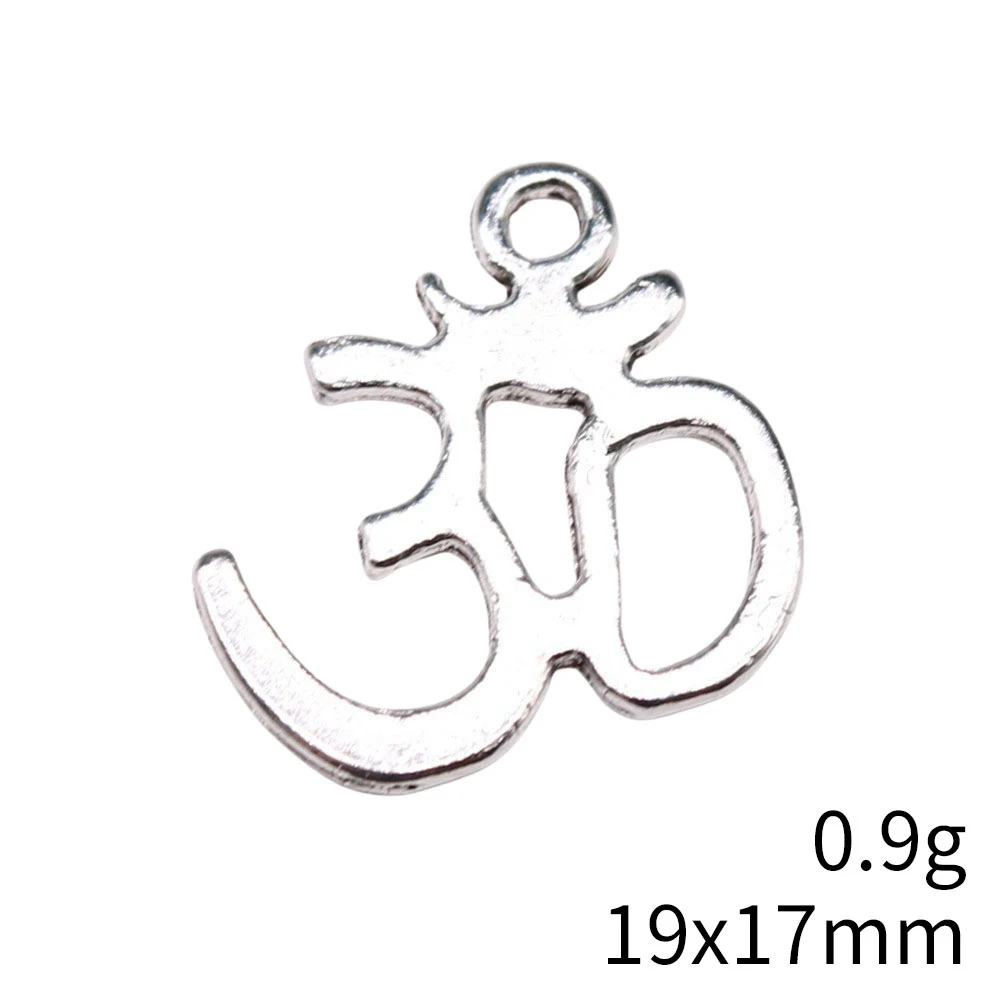 2025 Trend Charms Pendant Om Yoga Charm Connector For Bracelets Pendants For Bracelets
