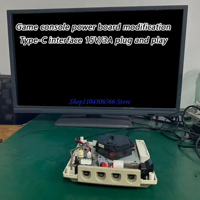 

02DD Power Supply Board Low Power Consumption Modification Power Board for Console Gaming Accessories Easy Installation