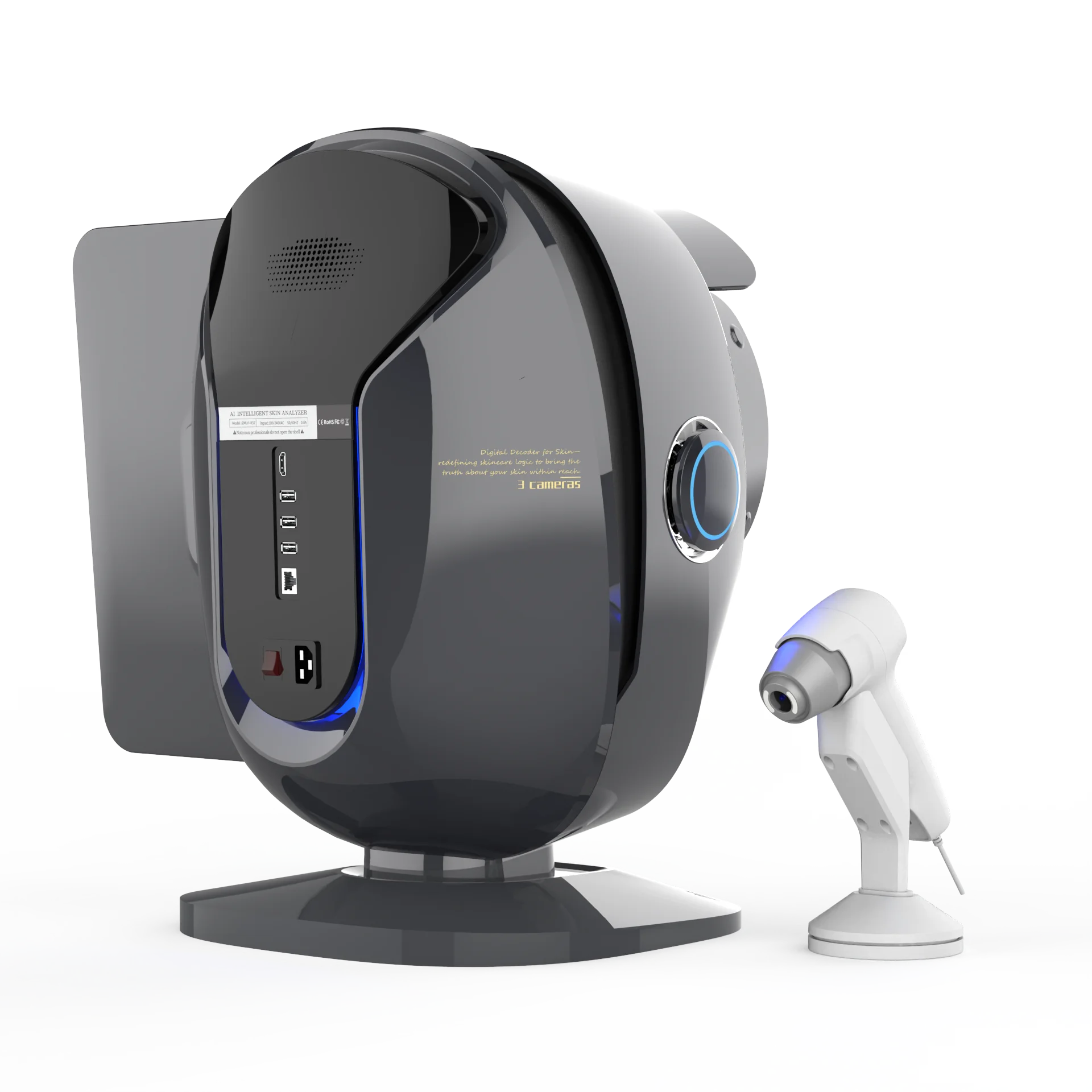 3D Digital Facial Analysis Machine Skin Analyzer AI Intelligent Detector 8 Spectrum Professional Beauty Salon Equipment - view 4