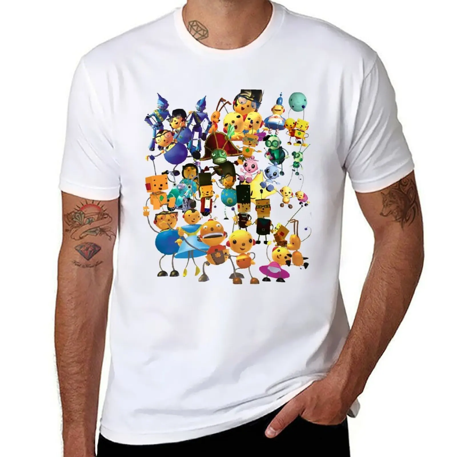 

Rolie Polie Olie Group Shot Design T-Shirt t shirt man casual t shirts for man cotton soft t shirts for man pack cotton T-Shirt