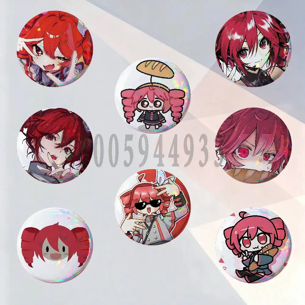 K-Kasane Teto Badges 25 32 44 58 75 mm Round Customizable Wholesale Fan goods Self-made fan freebies