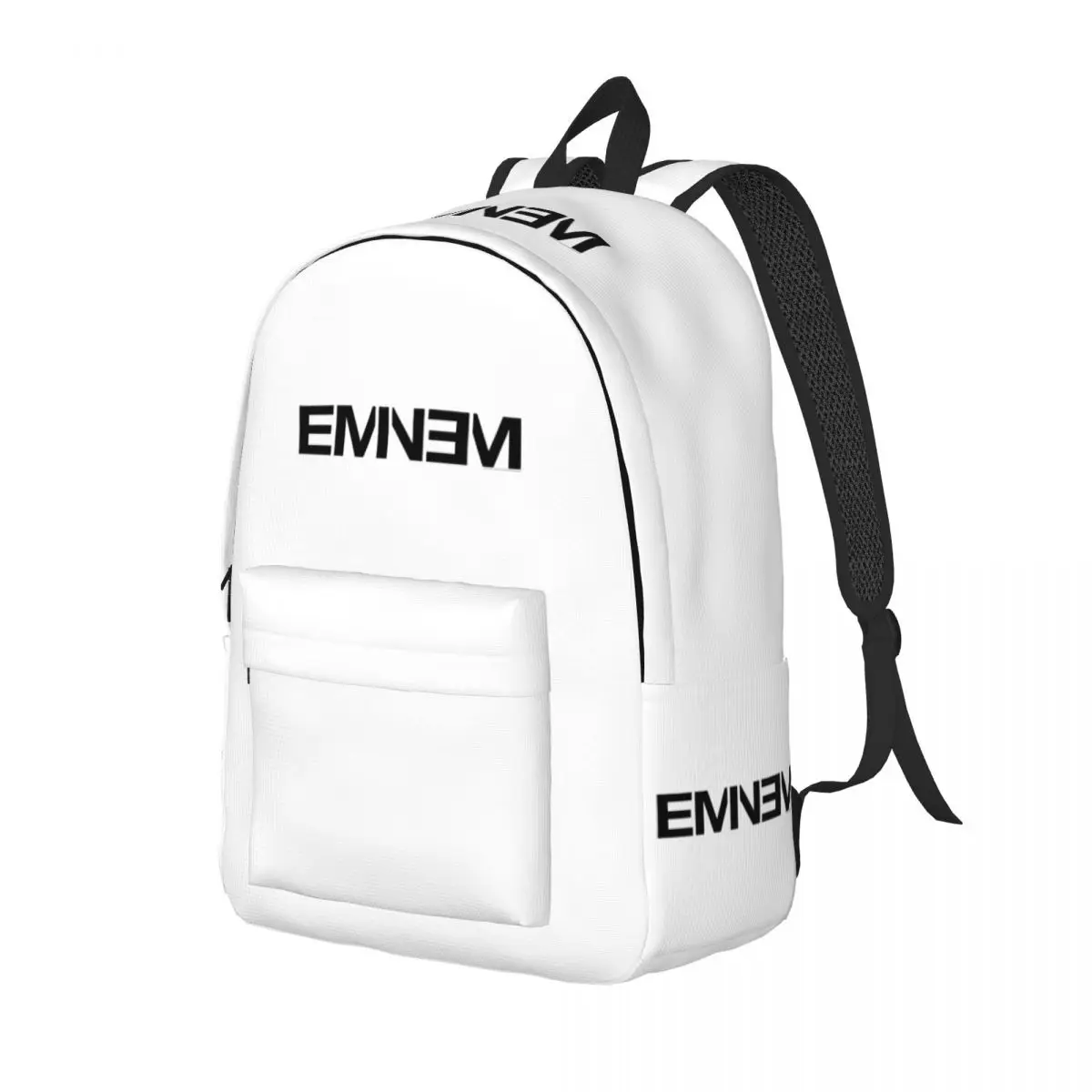 Eminem Hip Hop Rapper Backpack for Men Women Casual Student Work Daypack Laptop Shoulder Bag with Pocket