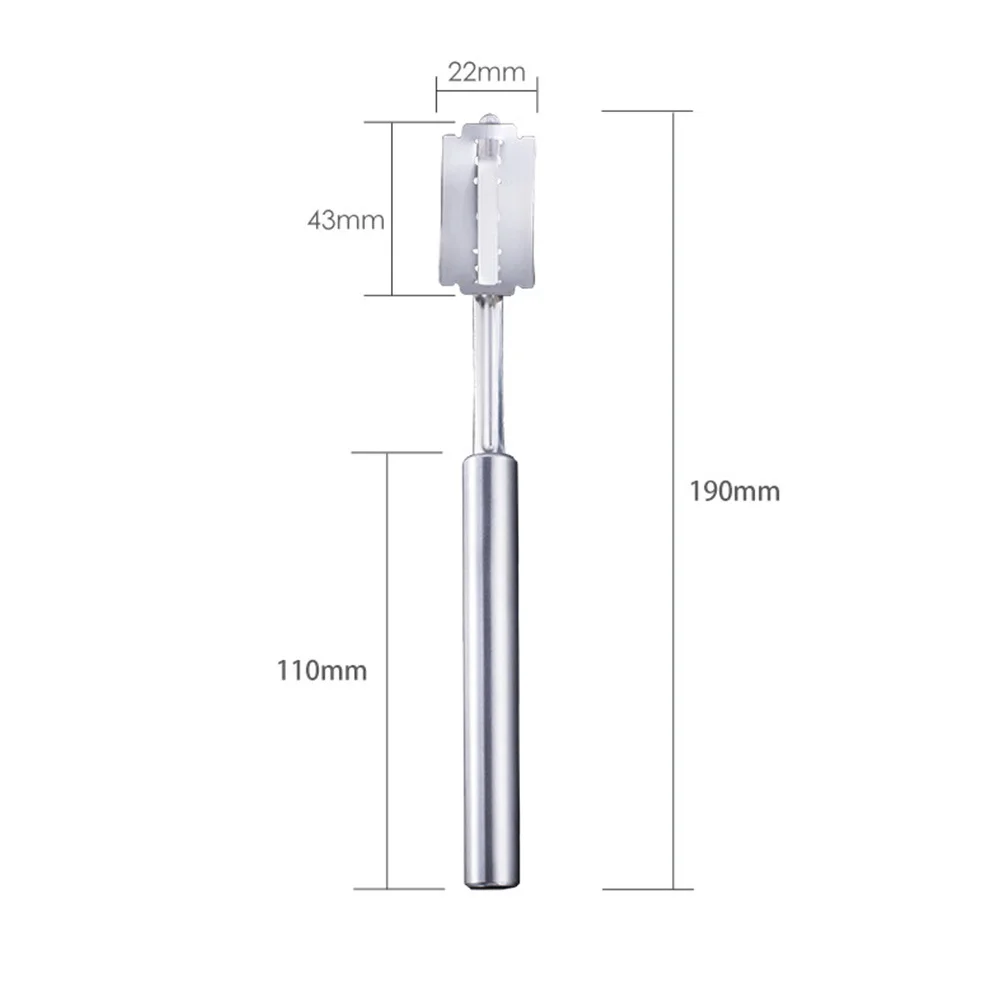 1 set Stainless Steel Bread Knife Heavy Duty Dough Scraper For Baking Cutting Trimming Pie Bread Pizza Multipurpose Kitchen