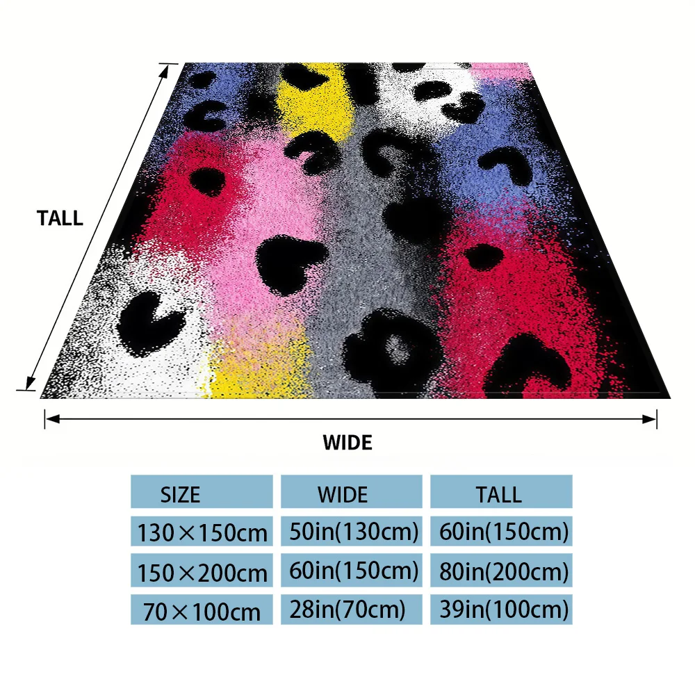 Spray Leopard Flannel Blanket, Ultra-Fine Fiber, All Season Luxurious Fluffy Blanket Suitable For Beds Or Sofas