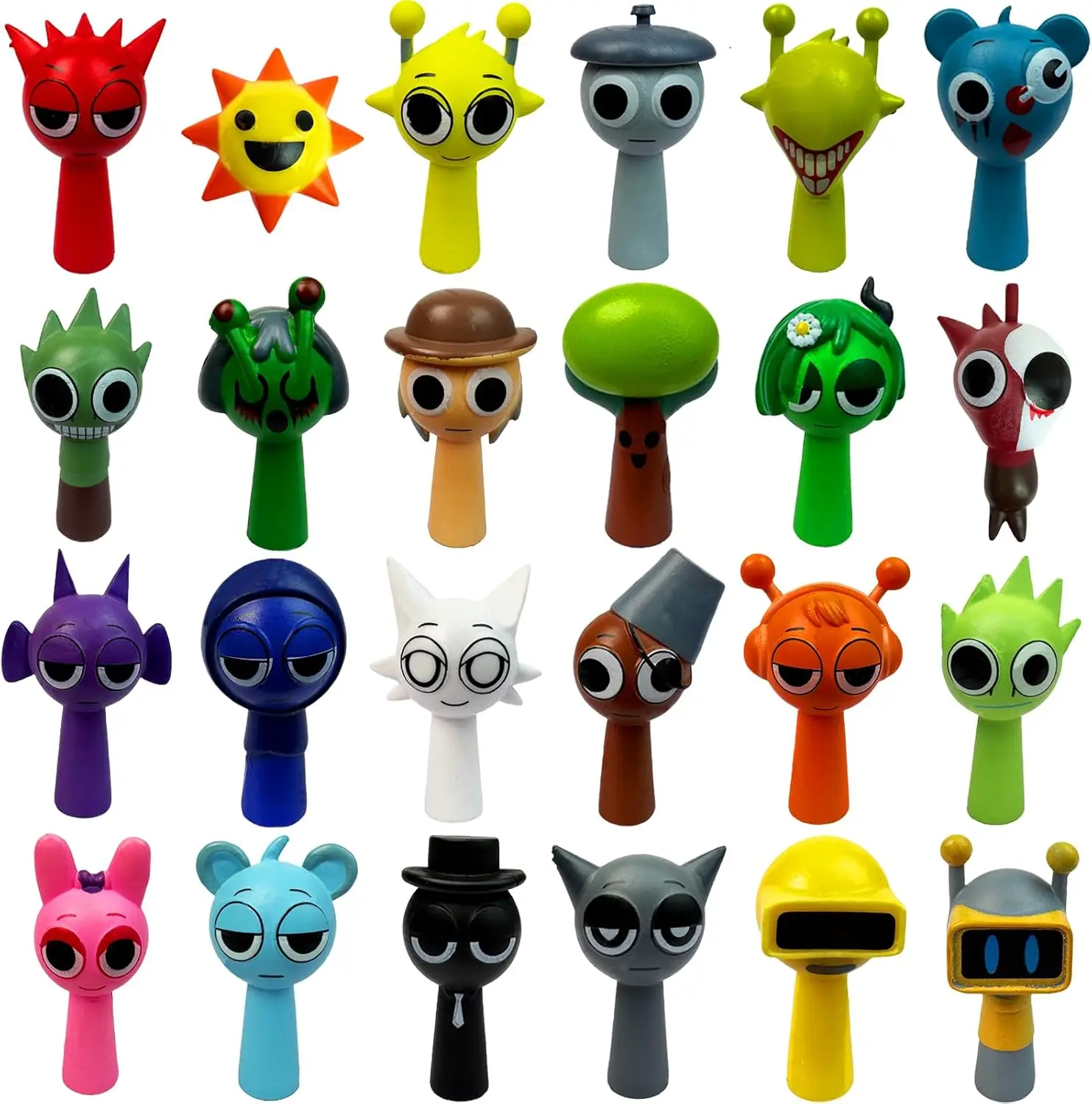 

Sprunki Action Figures Mystery Box, Sprunki Mystery Box,Office Room Figurine Decor for Adults