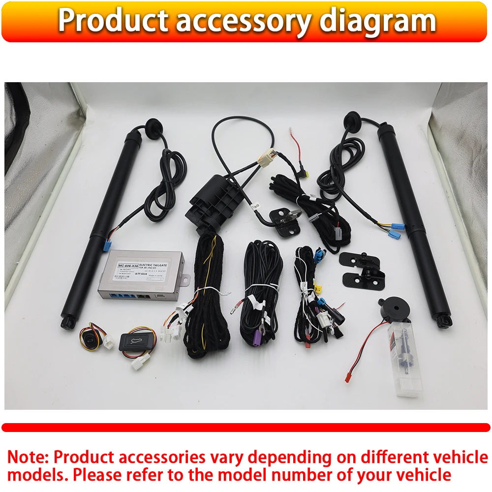 ل Senova BAIC X35 2016 2017 2018 OEM التلقائي الكهربائية بالطاقة الباب الخلفي قوة الباب الخلفي الذيل بوابة رفع عدة نظام التوصيل والتشغيل