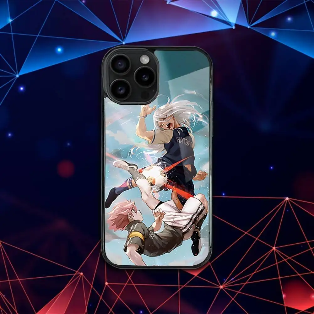 Funda de teléfono Aniem I-Inazumas E-Eleven para iPhone 17,16,15,14,13,12,11,Pro,Max,Plus,Mini,SE4,E carga inalámbrica magnética Magsafe