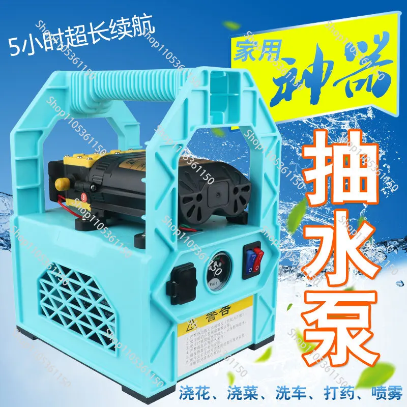 Portable Rechargeable Dual Pump Sprayer Garden Car Wash Irrigation Agricultural Water Pump Tool