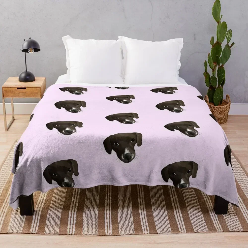Pretty Lab Throw Blanket Thin Soft Blanket for Summer Night Sleeping