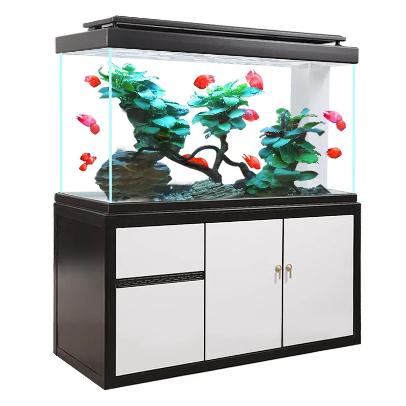 

Бытовая большая гостиная без смены воды, креативный нижний фильтр, перегородка от пола до потолка, аквариум-дракон