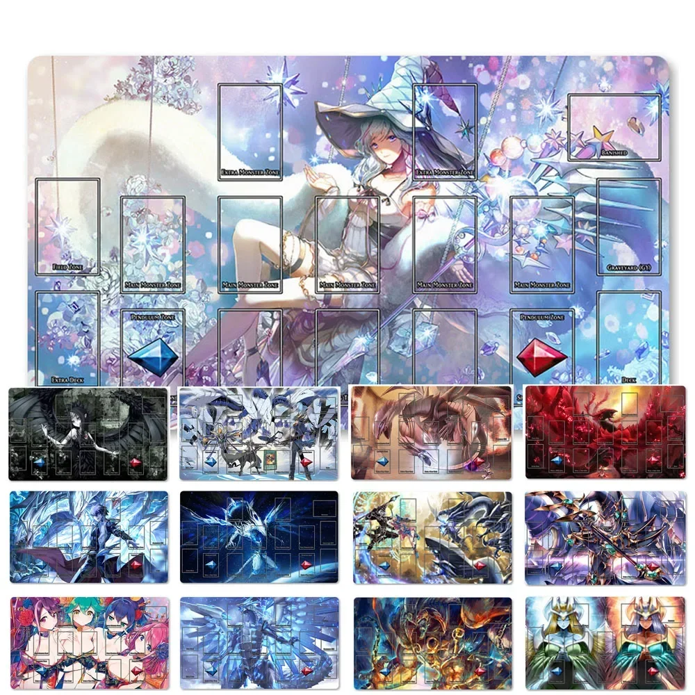 

YuGiOh Playmat Card Game Mat Play mats Compatible for OCG + Free Bag - 3498195