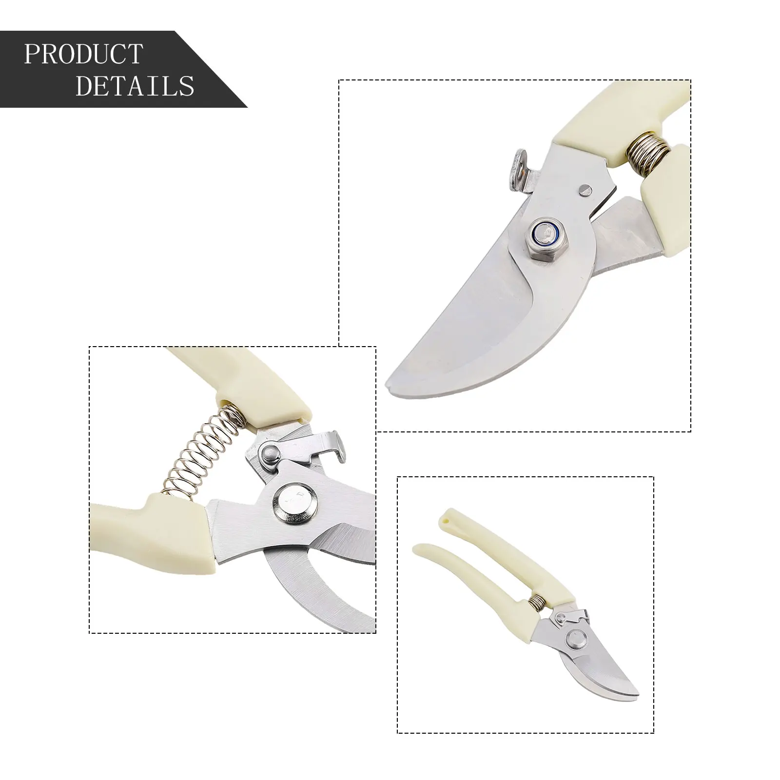 Garden Pruner Shears Hand Tools Bonsai For Gardening Stainless Steel Gardening Pruning Shear Scissor For Flowers Branches Grass