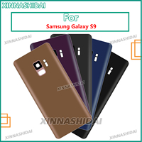For Samsung Galaxy S9 G960/S9 Plus G965 SM-G965F Battery Back Cover Rear Door Glass Panel Housing Case Replace &Camera Lens