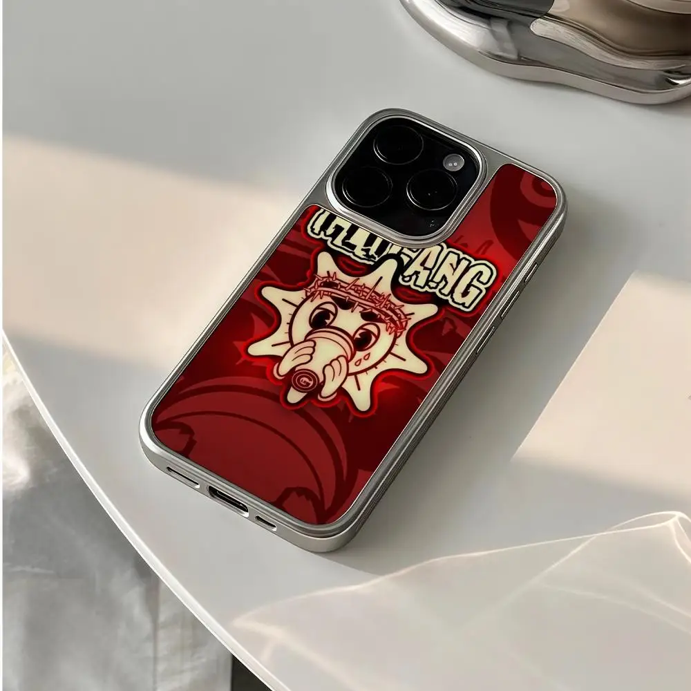 G-Glo GangS Chief Keef  Phone Case For iPhone 16 15 14 13 12 11 Pro Max Plus HD Magsafe Metal Frame Carbon Fiber Hard Shell